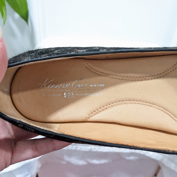 Leather cheatah print flats by Kenneth Cole - Picture 6 of 14